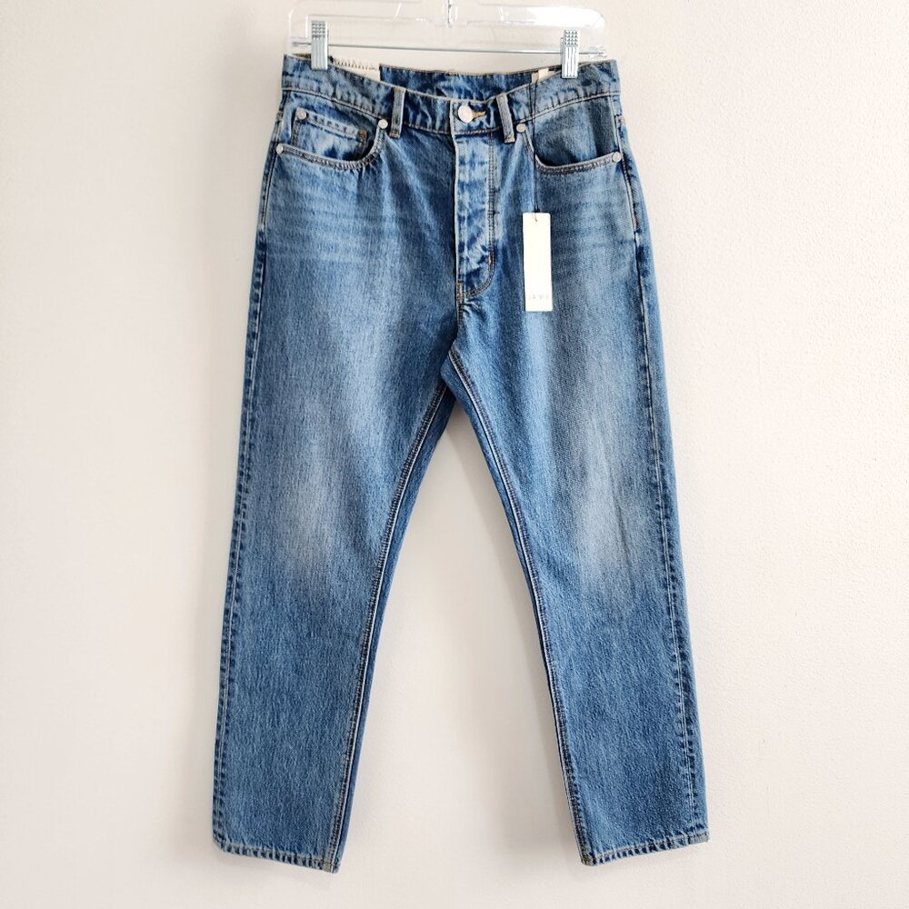 La Vie Rebecca Taylor Straight Jeans 27 Medium Wash NWT